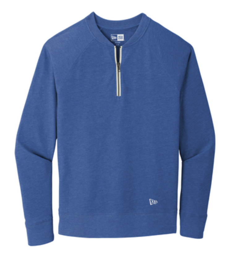 Sueded Cotton Blend 1/4-Zip Pullover New Era